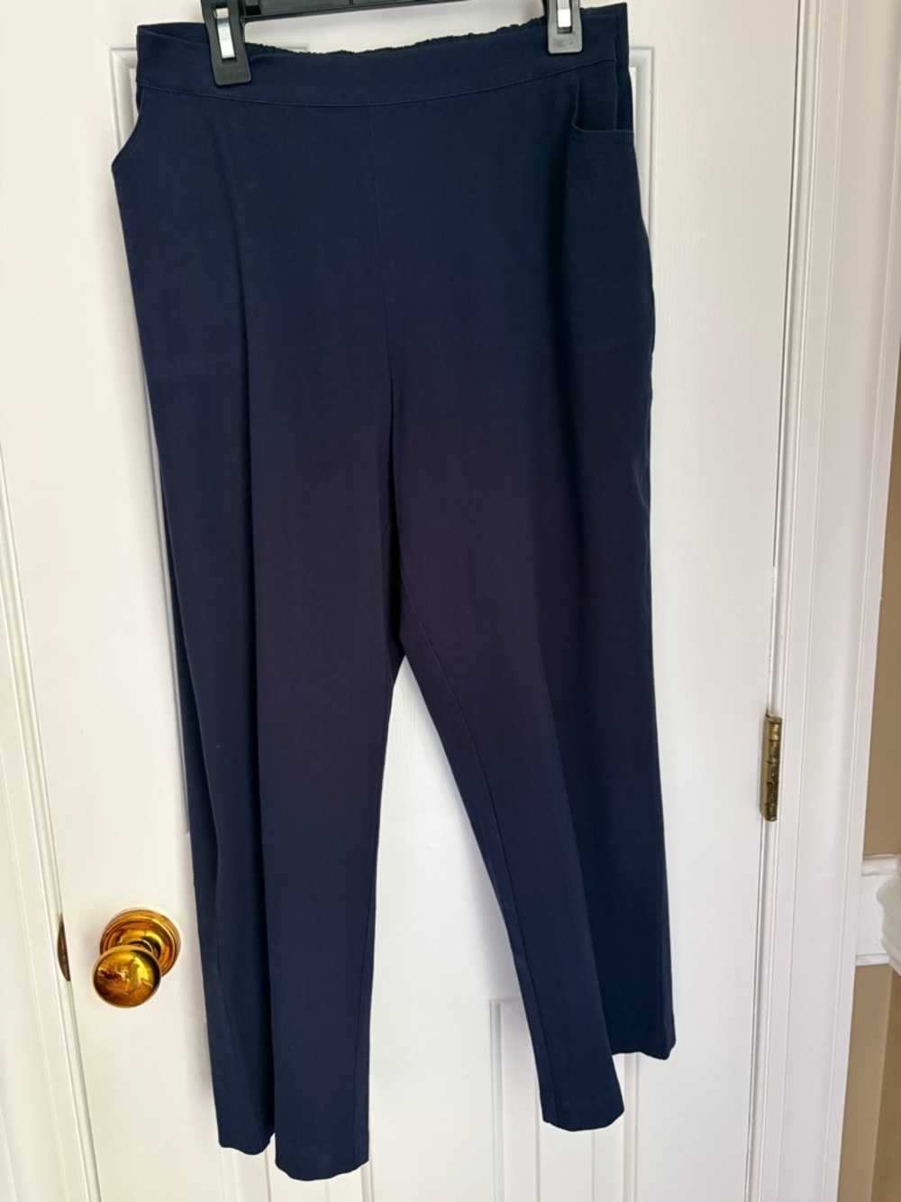 Isaac Mizrahi Navy Petite Ankle Pants Size 16P